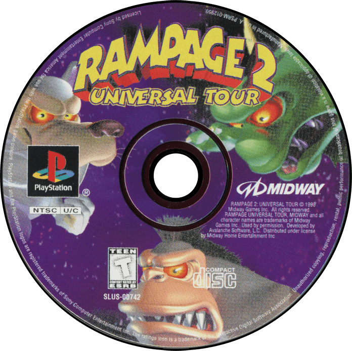 Rampage 2 Universal Tour media 8 for Playstation